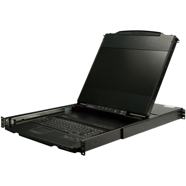 StarTech.com RKCOND17HD rack-konsol 43,9 cm (17.3") 1920 x 1080 pixel Stål Sort 1U