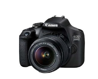 Canon EOS 2000D BK 18-55 IS II EU26 SLR kamerasæt 24,1 MP CMOS 6000 x 4000 pixel Sort