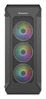 GENESIS Irid 505 ARGB Midi Tower Sort, Transparent