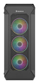 GENESIS Irid 505 ARGB Midi Tower Sort, Transparent