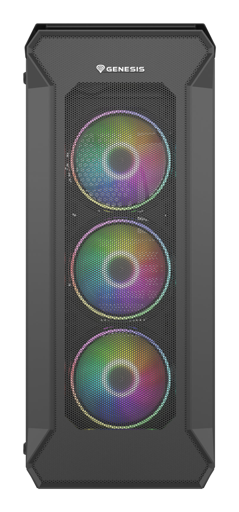 GENESIS Irid 505 ARGB Midi Tower Sort, Transparent