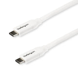 StarTech.com USB2C5C2MW USB-kabel USB 2.0 2 m USB C Hvid