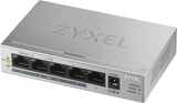 Zyxel GS1005HP Ikke administreret Gigabit Ethernet (10/100/1000) Strøm over Ethernet (PoE) Sølv