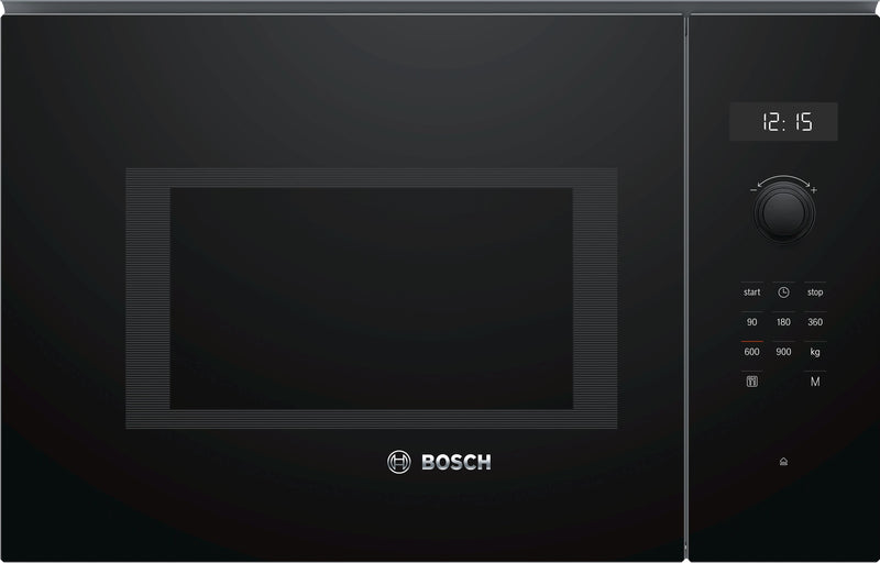 Bosch Serie 6 BFL554MB0 mikrobølgeovn Sort Solo mikroovn Indbygget 25 L 900 W