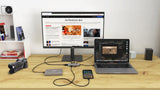 i-tec Metal C31NANODOCKPD dockingstation Ledningsført USB 3.2 Gen 1 (3.1 Gen 1) Type-C Sølv, Turkis
