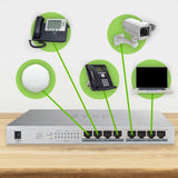 Zyxel GS1008HP Ikke administreret Gigabit Ethernet (10/100/1000) Strøm over Ethernet (PoE) Grå
