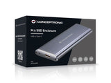 Conceptronic HDE01G drevkabinet SSD kabinet Grå M.2