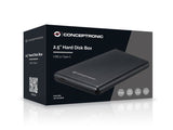 Conceptronic HDE02B drevkabinet HDD kabinet Sort 2.5"