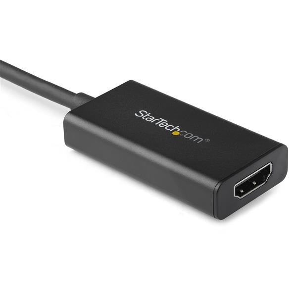 StarTech.com DP2HD4K60H videokabel adapter 0,122 m DisplayPort HDMI Type A (Standard) Sort