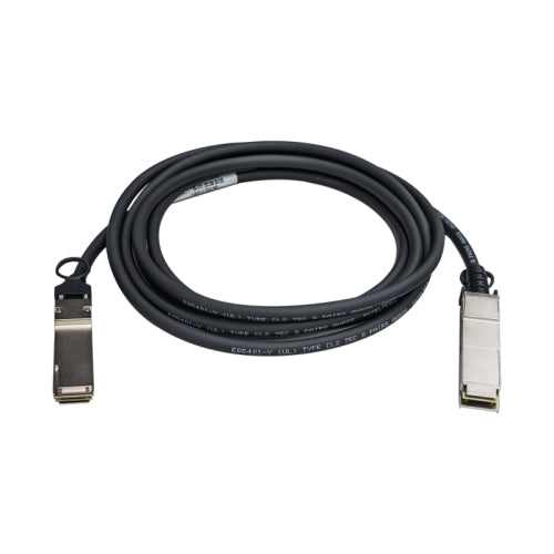 QNAP CAB-NIC40G30M-QSFP InfiniBand og fiberoptisk kabel 3 m QSFP+ Sort