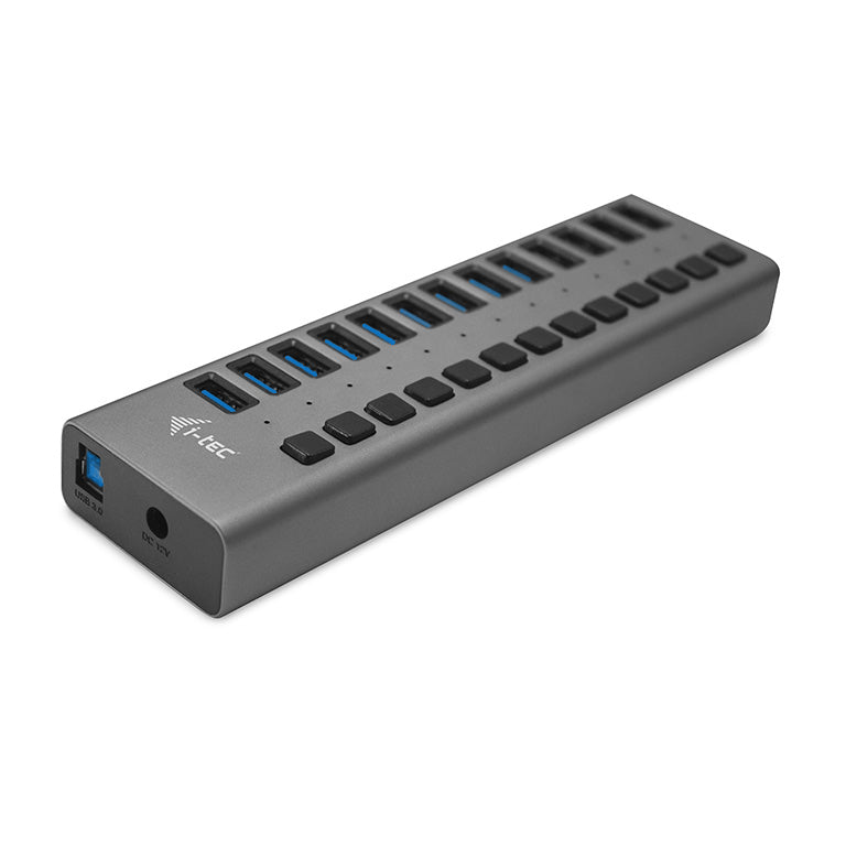 i-tec U3CHARGEHUB13 oplader til mobil enhed Universel Grå Vekselstrøm Indendørs
