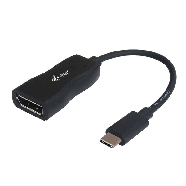 i-tec C31DP60HZP videokabel adapter 0,15 m USB-C 3.1 DisplayPort Sort