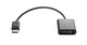 HP DisplayPort to DVI-D Adapter 0,19 m Sort