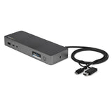 StarTech.com DK30C2DPPDUE dockingstation Ledningsført USB 3.2 Gen 1 (3.1 Gen 1) Type-C Sort, Grå