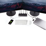 StarTech.com DK30C2DPPDUE dockingstation Ledningsført USB 3.2 Gen 1 (3.1 Gen 1) Type-C Sort, Grå