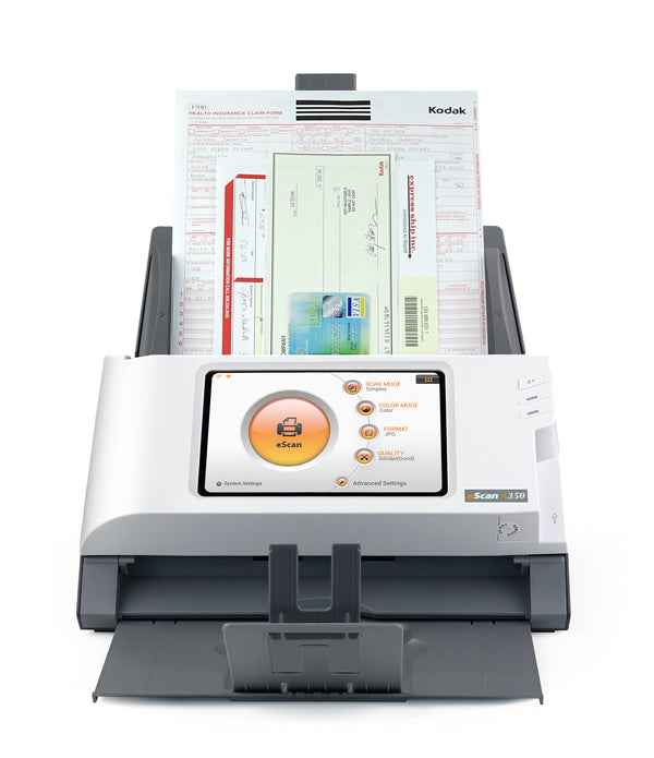 Plustek eScan A350 Essential ADF-scanner 600 x 600 dpi A4 Sort, Hvid