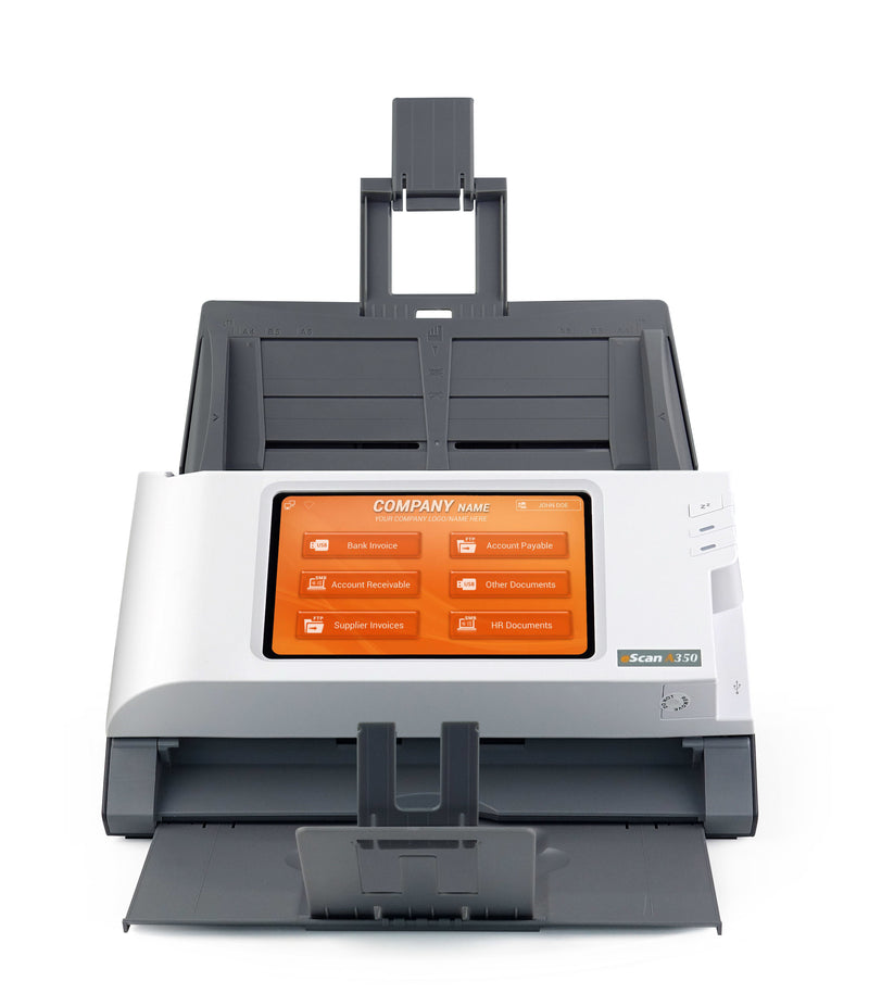 Plustek eScan A350 Enterprise ADF + manuel indføringsscanner 600 x 600 dpi A4 Sort, Hvid
