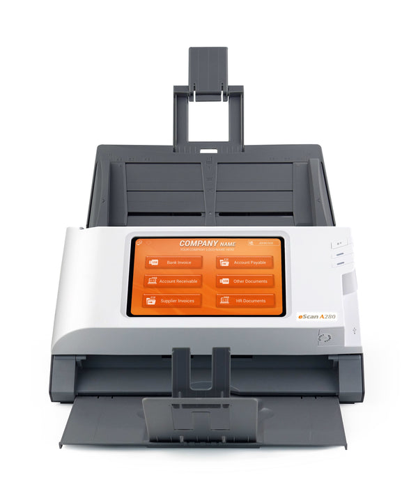 Plustek eScan A280 Enterprise ADF-scanner 600 x 600 dpi A4 Sort, Hvid
