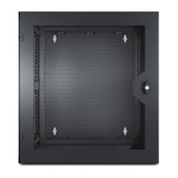 APC NetShelter WX 13U Vægmonteret stativ Sort