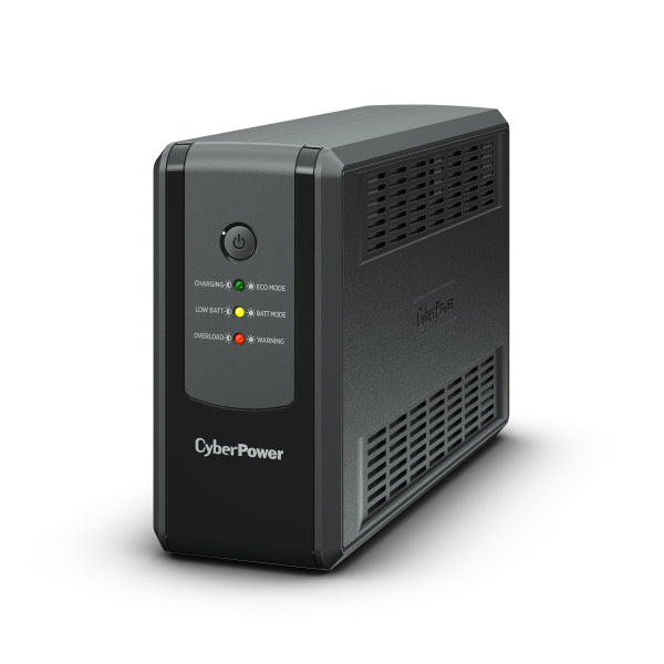 CyberPower UT650EG-FR UPS-enhed Interaktivt indgangsstik 0,65 kVA 360 W 3 AC stikkontakt(er)