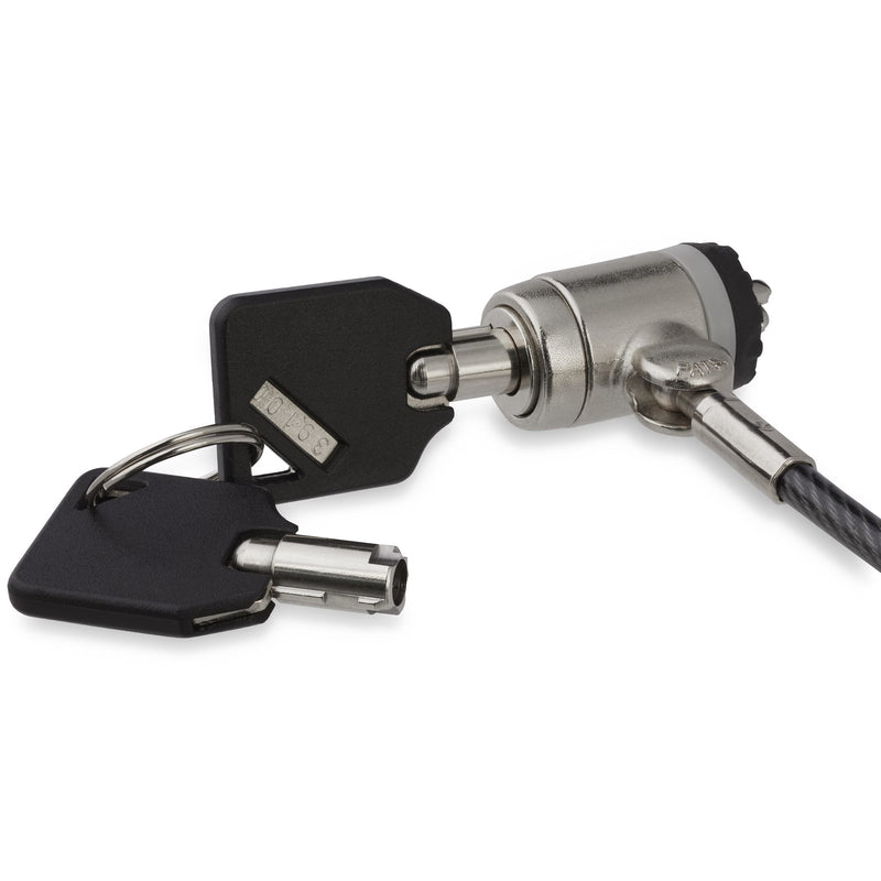 StarTech.com LTLOCKKEY kabellås Sort, Sølv 2 m