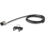 StarTech.com LTLOCKKEY kabellås Sort, Sølv 2 m