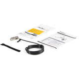 StarTech.com LTLOCK4D kabellås Sort, Sølv 2 m