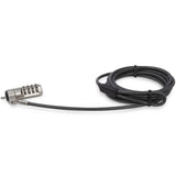 StarTech.com LTLOCK4D kabellås Sort, Sølv 2 m