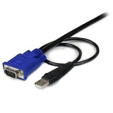 StarTech.com SVECONUS10 KVM-kabel Sort 3 m