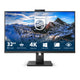 Philips P Line 329P1H/00 computerskærm 80 cm (31.5") 3840 x 2160 pixel 4K Ultra HD LED Sort