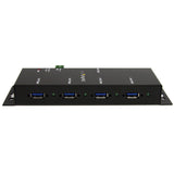 StarTech.com ST4300USBM interface hub USB 3.2 Gen 1 (3.1 Gen 1) Type-B 5000 Mbit/s Sort