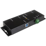 StarTech.com ST4300USBM interface hub USB 3.2 Gen 1 (3.1 Gen 1) Type-B 5000 Mbit/s Sort
