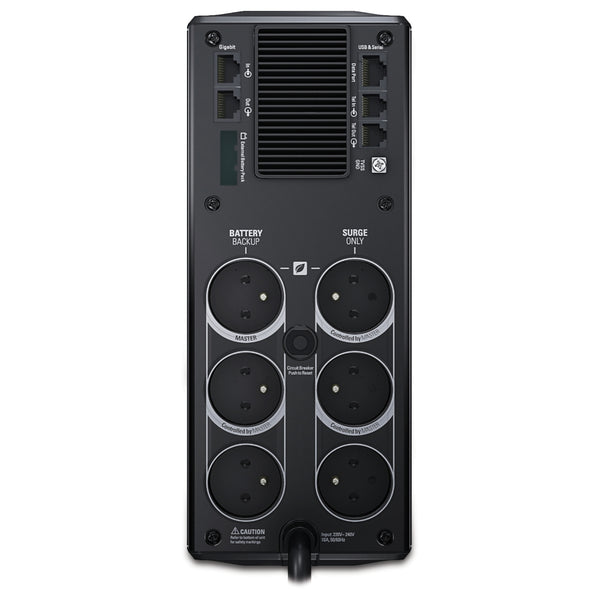 APC BR1500G-FR UPS-enhed Interaktivt indgangsstik 1,5 kVA 865 W