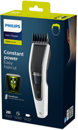 Philips 5000 series HC5610/15 skæg- og hårtrimmer Sort, Hvid 28 Nikkel-Metalhydrid (NiMH)