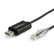 StarTech.com ICUSBROLLOVR kabel kønsskifter RJ-45 USB 2.0 Type-A Sort