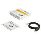 StarTech.com ICUSBROLLOVR kabel kønsskifter RJ-45 USB 2.0 Type-A Sort