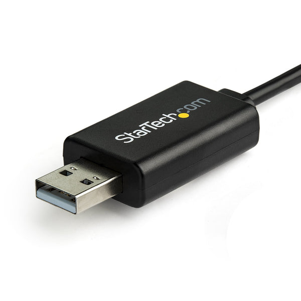StarTech.com ICUSBROLLOVR kabel kønsskifter RJ-45 USB 2.0 Type-A Sort