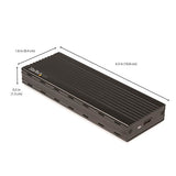 StarTech.com M2E1BMU31C drevkabinet SSD kabinet Sort M.2