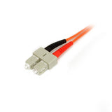 StarTech.com 50FIBLCSC1 InfiniBand og fiberoptisk kabel 1 m LC SC Orange