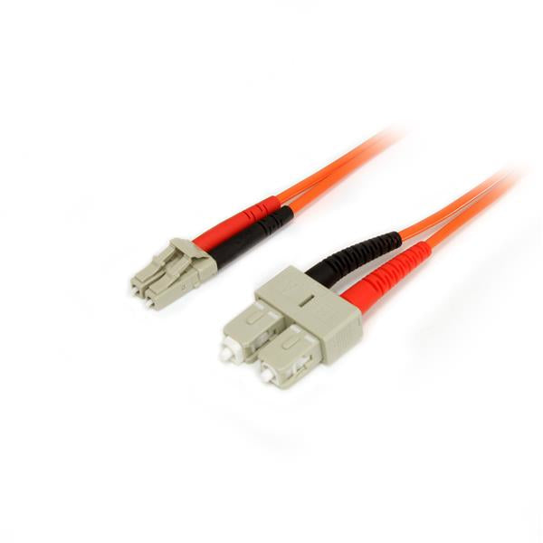 StarTech.com 50FIBLCSC1 InfiniBand og fiberoptisk kabel 1 m LC SC Orange