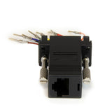 StarTech.com GC98MF kabel kønsskifter DB-9 RJ-45 Sort