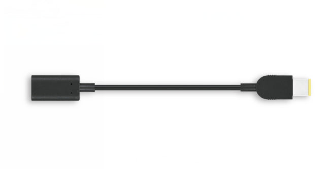 Lenovo 4X90U45346 USB-kabel 0,018 m USB-C Slim-tip Sort
