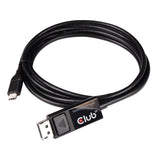 CLUB3D CAC-1557 videokabel adapter 1,8 m USB Type-C DisplayPort Sort
