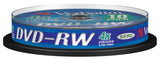 Verbatim DVD-RW Matt Silver 4x 4,7 GB 10 stk
