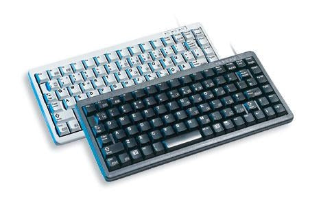 CHERRY Compact keyboard G84-4100, light grey, CH tastatur USB + PS/2 Grå