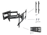 Multibrackets 6546 tv-beslag 2,03 m (80") Sort