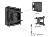Multibrackets 6737 tv-beslag 2,03 m (80") Sort