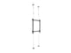 Multibrackets 6959 skærmbeslag til skiltning 165,1 cm (65") Sort