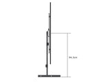 Multibrackets 6539 tv-beslag 190,5 cm (75") Sort