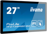 iiyama ProLite TF2738MSC-B2 computerskærm 68,6 cm (27") 1920 x 1080 pixel Fuld HD LED Berøringsskærm Multibruger Sort